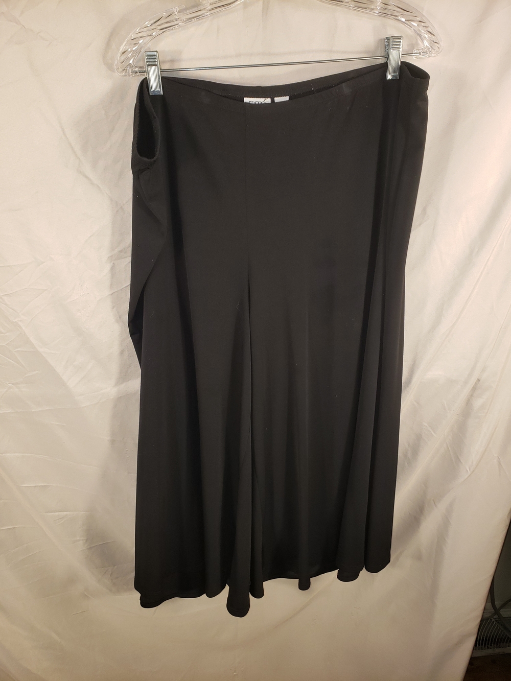 Cato Black Pull-On Gaucho Pants - 22/24W